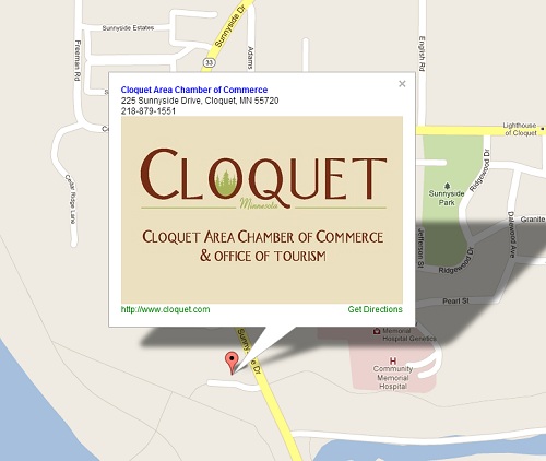Cloquet Map